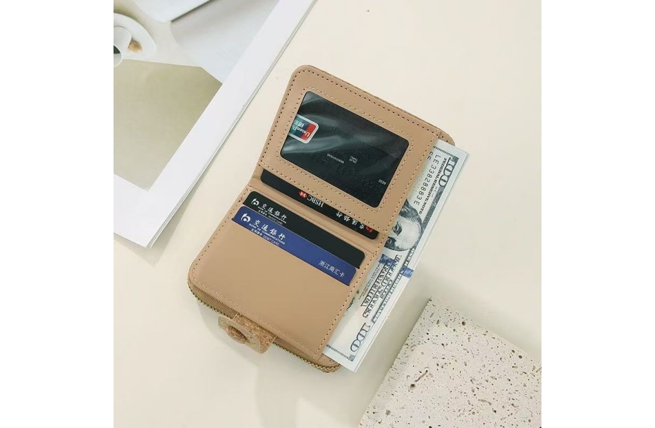 Vodka Wallet Vintage Cork Wallet for Women-Cork Wallets-佛山琳世新材料科技有限公司